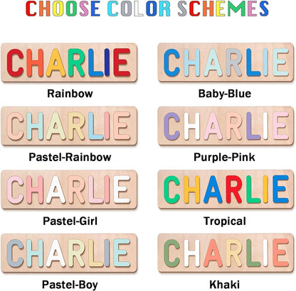 Personalized Name Puzzle for Kids Personalized Baby Gifts First Birthday for Girls & Boys Name