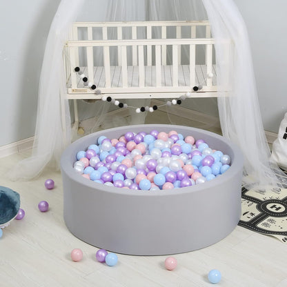 GOGOSO Ball Pits Balls for Toddlers Pack of 50 100 200 Plastics Shape Ball Non-Phthalate Non-BPA
