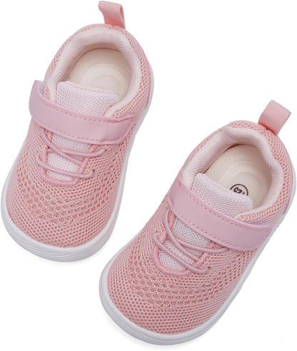 MORENDL Toddler Sneakers Baby Boys & Girls Barefoot Shoes Lightweight Breathable Walking Running
