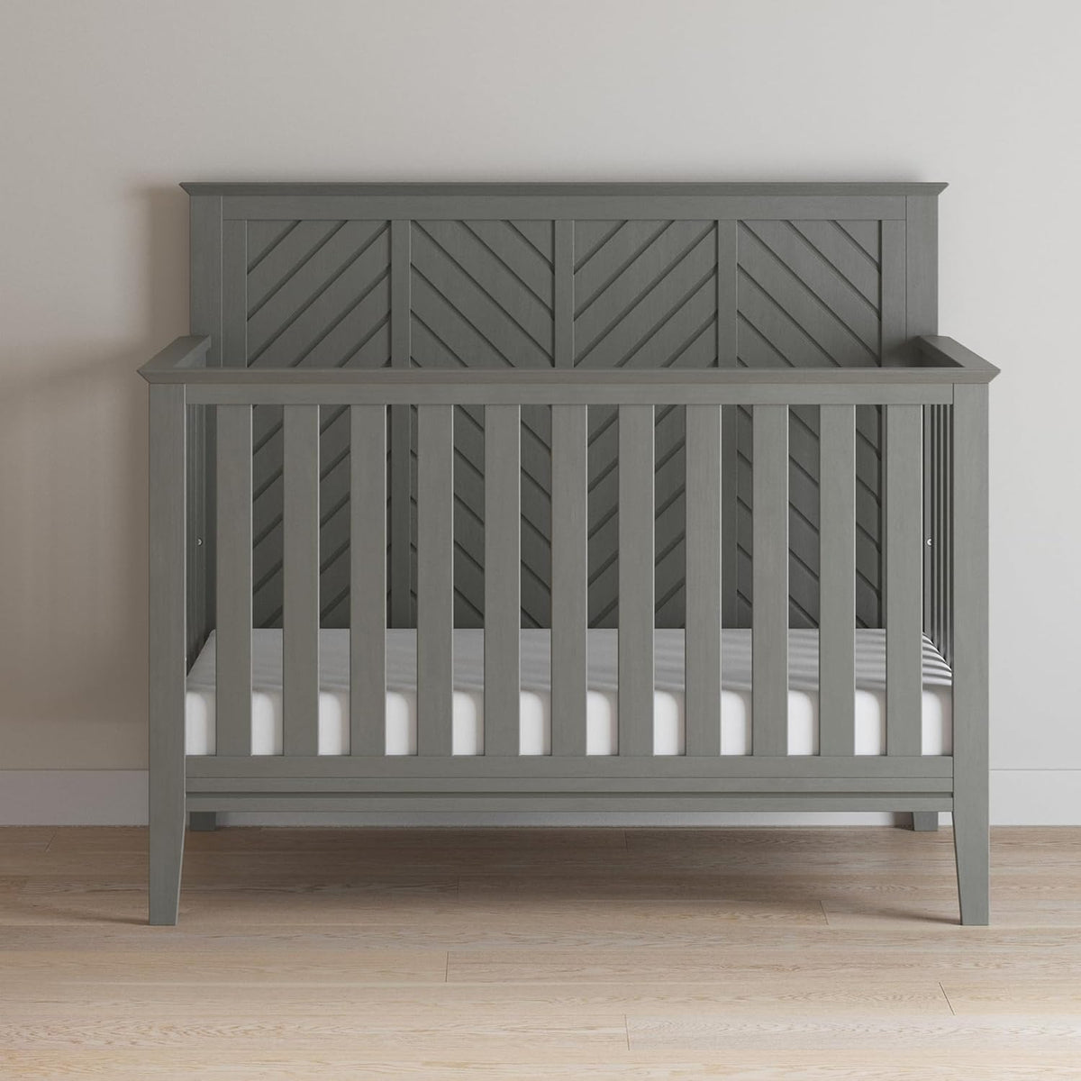 Child Craft Atwood 4-in-1 Convertible Crib, Baby Crib Converts to Day Bed, Toddler Bed and Full