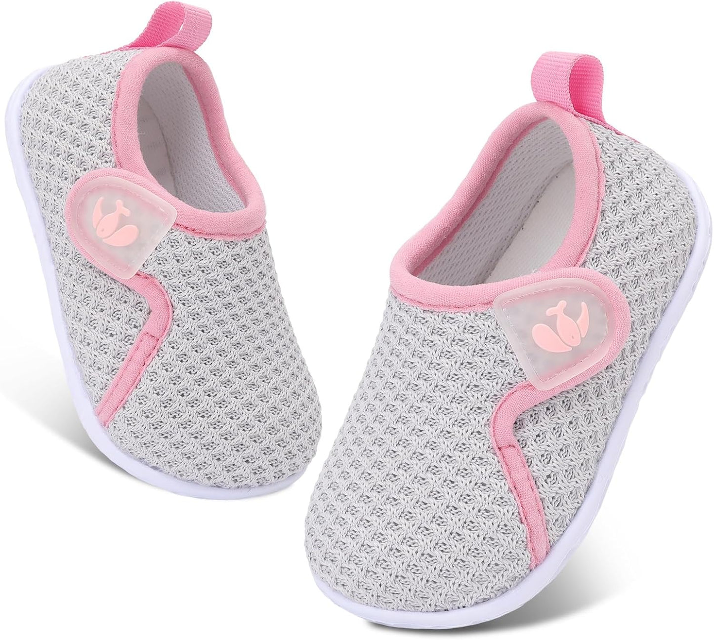FEETCITY Baby Boys Girls First Walking Shoes Infant Sneakers Crib Shoes Breathable Lightweight Slip