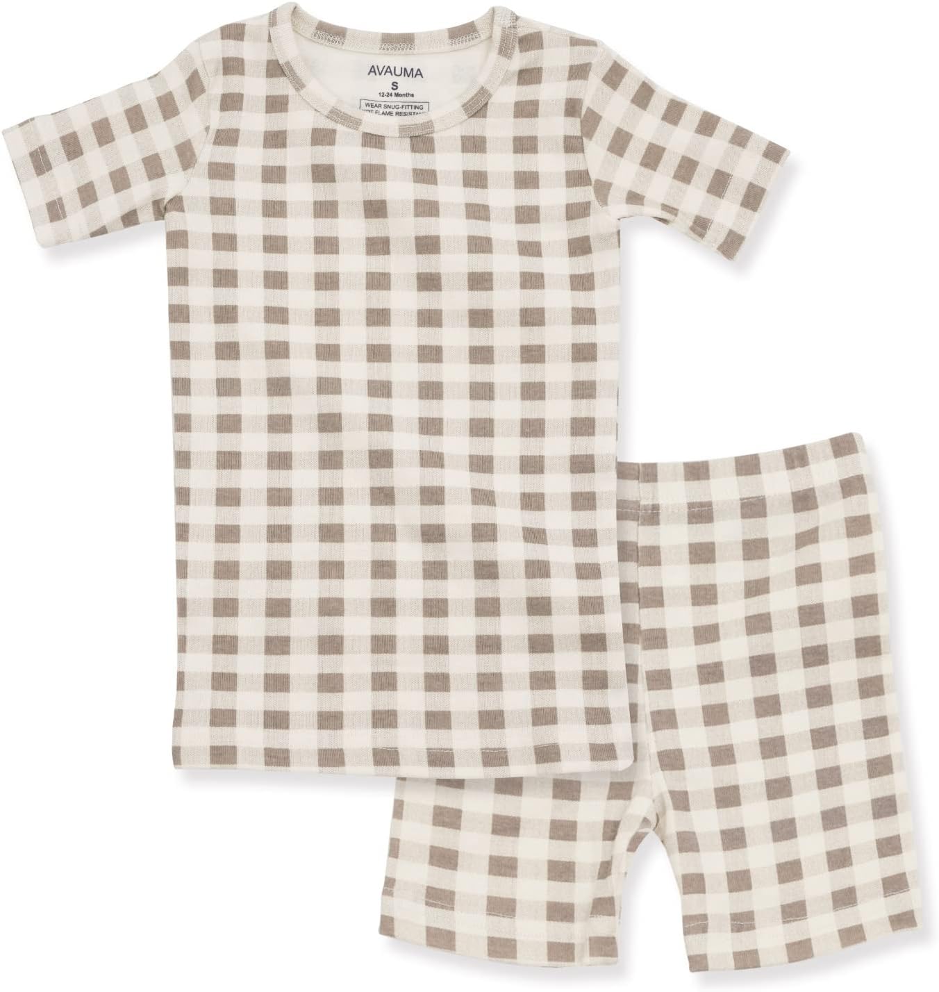 AVAUMA Baby Boys Girls Pajama Set 6M-7T Kids Cute Toddler Snug fit Pattern Design Pjs Cotton