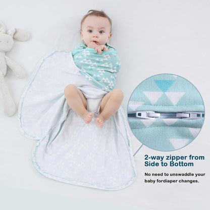 Sleepsack Swaddle,Adjustable Wearable Baby Sleep Sack XL,Miracle Swaddle for Babies Large,100%
