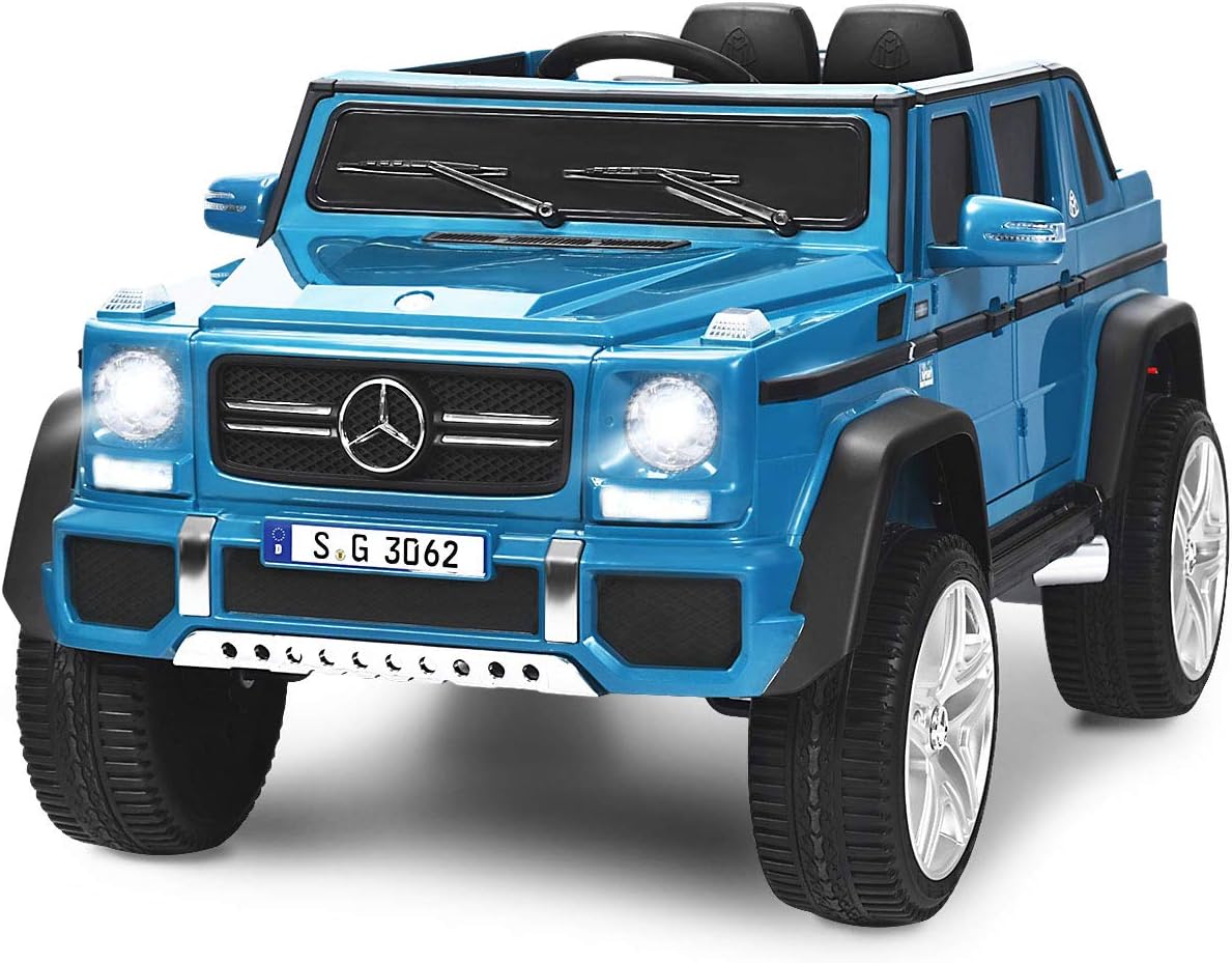 Costzon Ride on Car, Licensed Mercedes-Benz Maybach, 12V Battery Powered Vehicle Toy w/ 2 Motors