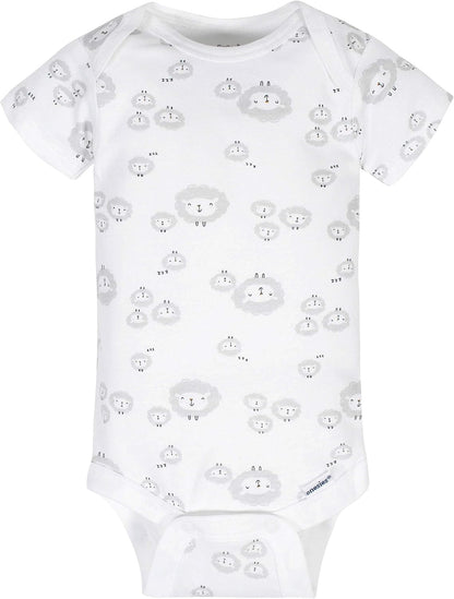 Gerber Baby 8-Pack Short Sleeve Onesie Bodysuits
