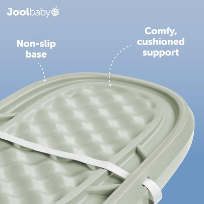 Jool Baby Waterproof Baby Changing Pad - Easy to Clean, Lightweight & Portable - Large Foam Cushion
