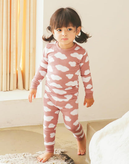 VAENAIT BABY 6M-12Y Kids Unisex Girls & Boys Soft Comfy Modal Tencel Sleepwear Pajamas 2pcs or 4pcs