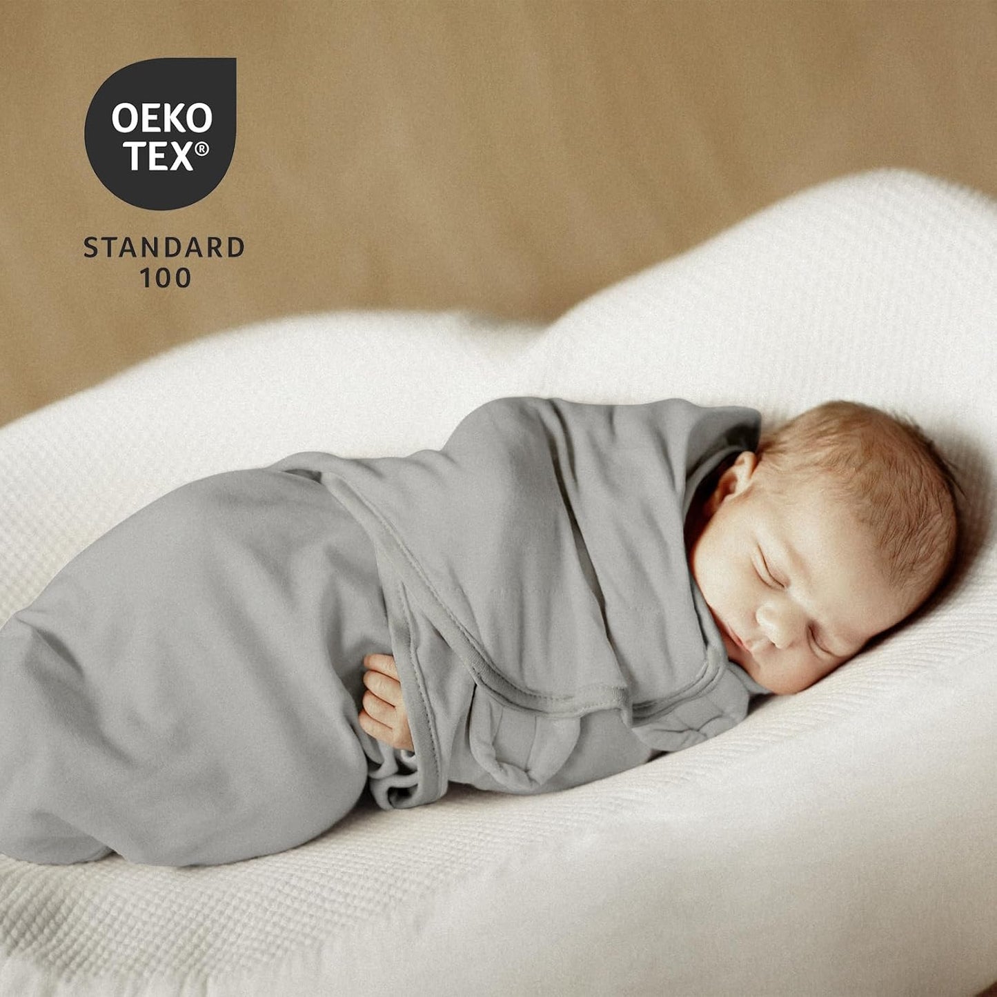 GLLQUEN BABY Organic Swaddle Sleep Sacks for Newborn - Baby Swaddles 0-3 Months, 3-Pack Newborn