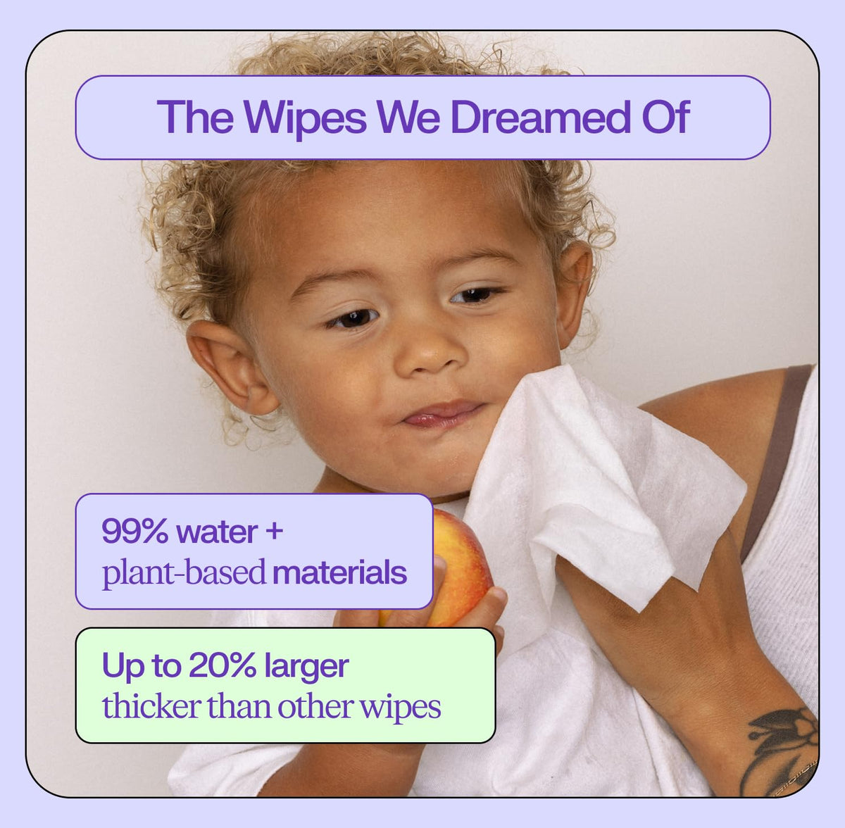 Freestyle Soft Jumbo Baby Wipes, Hypoallergenic and Unscented, Water-Based Wet Wipes for Babies