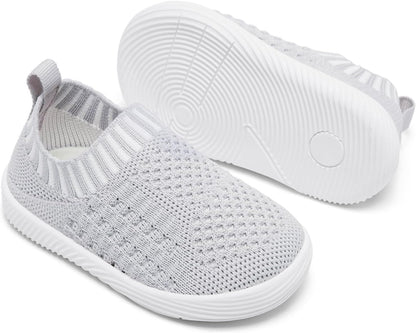 MORENDL Baby Toddler Walking Socks Non-Slip Breathable Unisex Casual Sneakers