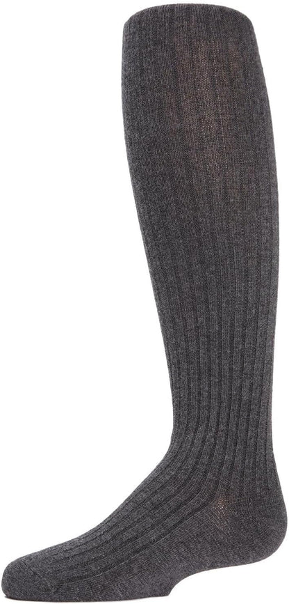 MeMoi Ribbed Cotton Girls Sweater Tights | Kids Tights