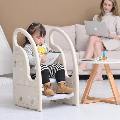 Toddler 3 Step Stool Onasti Kids Standing Tower for Toddlers Plastic Learning Helper Stool for