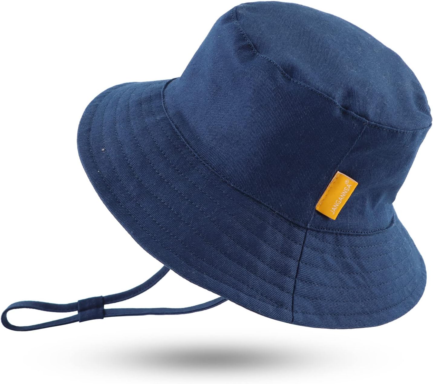 JANGANNSA Cotton Baby Sun Hat Infant Toddler Boys Girls Bucket Hats Summer Sun Protection Kids