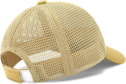 qikqik Baby Baseball Cap Toddler Baseball Hat with Mesh Infant Sun Hat UPF 50+ Baby Ball Cap
