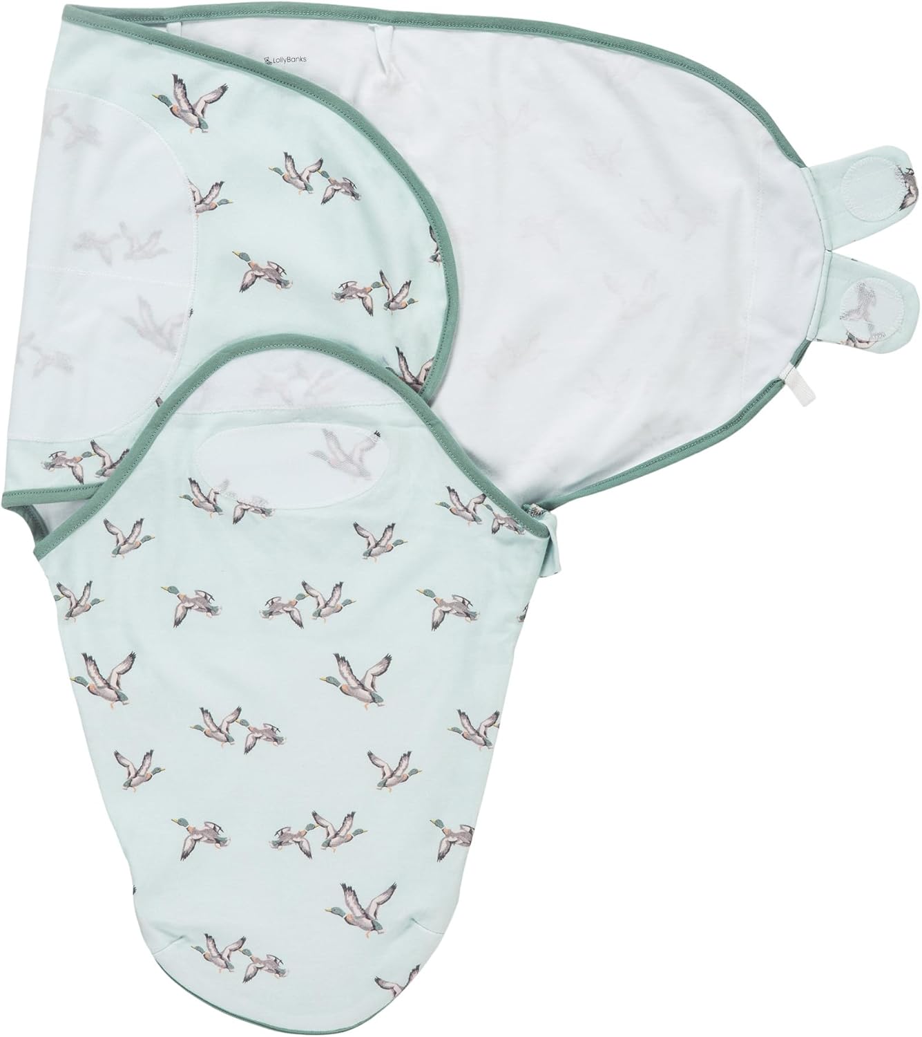 LollyBanks Baby Swaddles, 100% Organic Cotton Swaddle for Newborns Boys and Girls, 3-6 Months