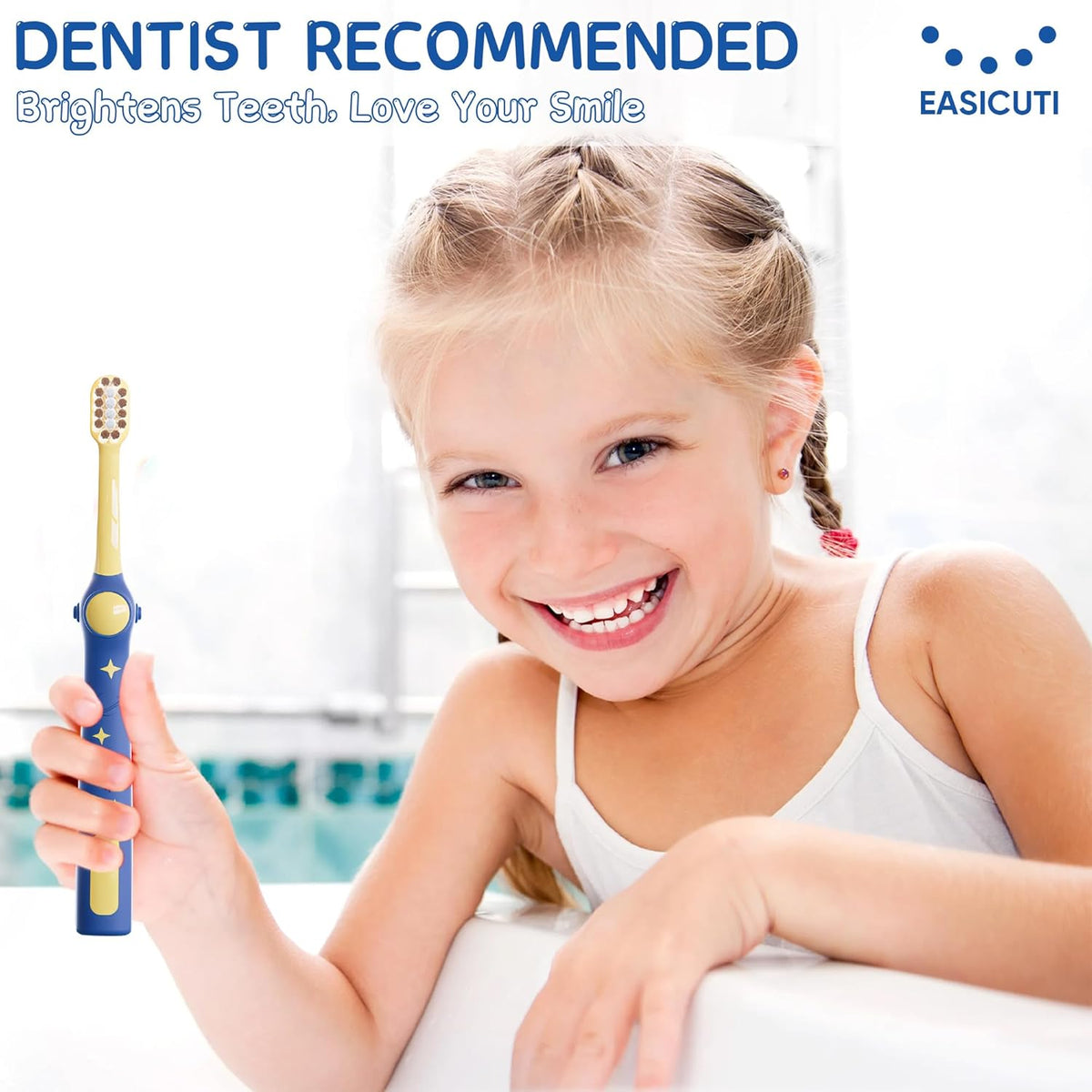 EASICUTI Extra Soft Toddler Toothbrushes 8 Pack, Space Style Kids Toothbrushes for Ages 2-12 Years