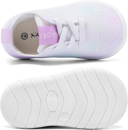MORENDL Toddler Shoes Baby Walking Sock Shoes Infant Sneakers 0-4 Years Boy Girl Barefoot Tennis