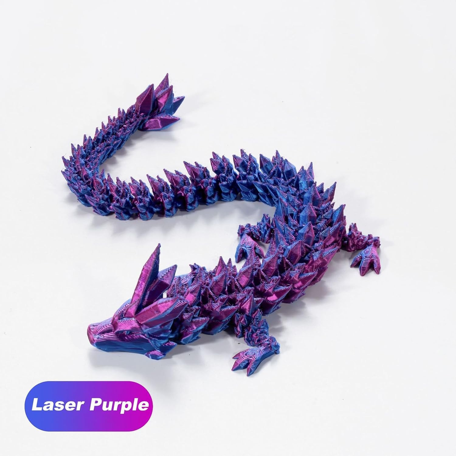 3D Printed Dragon Eggs with Dragon Inside, Articulated Crystal Dragon in Egg, Executive Dragon