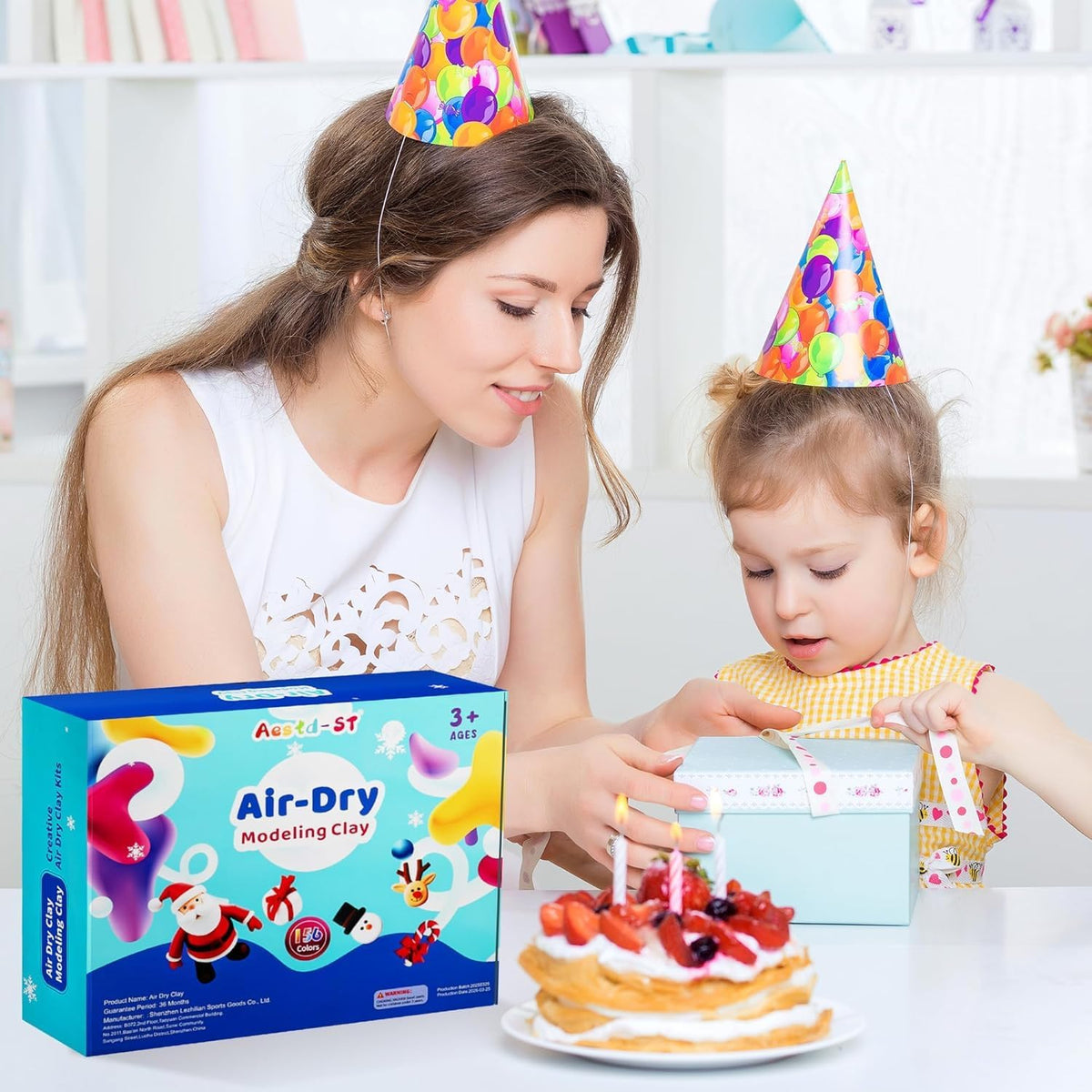 Air Dry Clay 156 Colors, Modeling Clay for Kids, Model Magic Clay, DIY Molding Clay Kit with