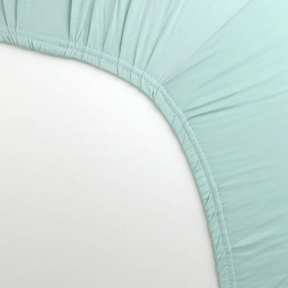 HonestBaby Organic Cotton Changing Pad Cover, Sage, One Size