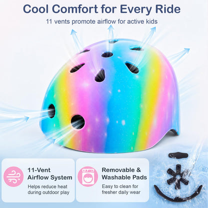 Toddler Helmet, Bienbee Kids Bike Helmet Skateboard Helmets for Bicycle Balance Bike Scooter for
