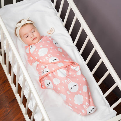 Bublo Baby Swaddles for Newborns – 3-Pack Infant Swaddles 0-3 Months – Adjustable Swaddle Sleep