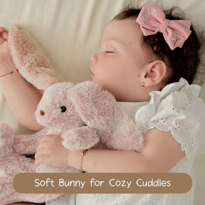 Moonkie Hug & Go™ Bunny Toddler Backpack – Soft Plush Bag with Detachable Toy for Girls Aged 2–4 |