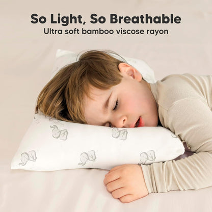 Toddler Pillow with Pillowcase - 13x18 My Little Cuddly Pillow, Viscose Derived From Bamboo Nursery