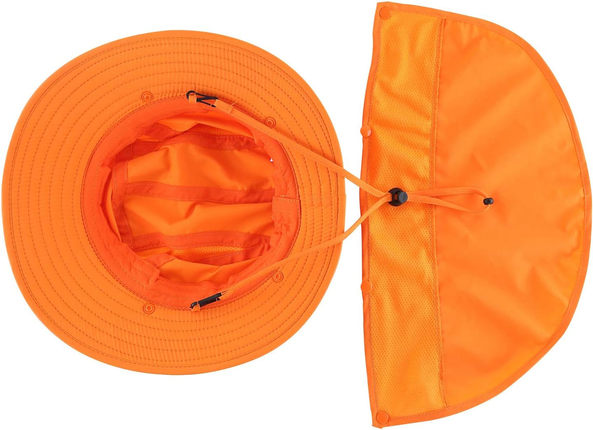 Home Prefer UPF 50+ Boys Sun Hat with Neck Flap Wide Brim Summer Beach Bucket Hat for Boys Girls