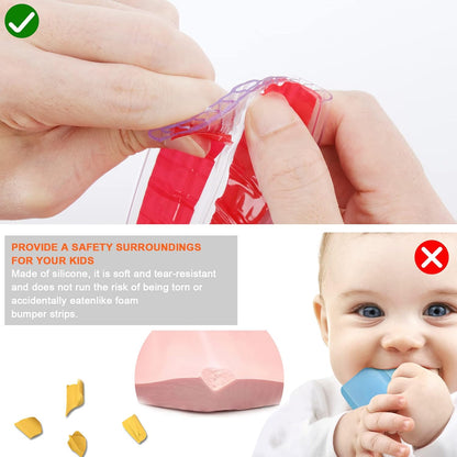 HOMREALM Baby Proofing 7.05ft Long (1.18" Wide) Corner Guards Furniture Corner & Edge Safety