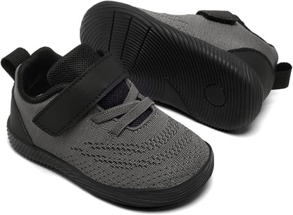 MORENDL Toddler Sneakers Baby Boys & Girls Barefoot Shoes Lightweight Breathable Walking Running