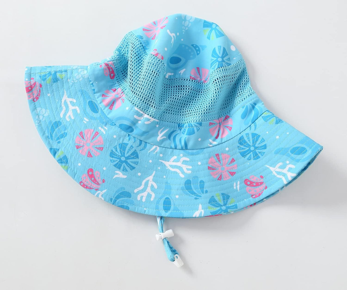 Home Prefer UPF50+ Wide Brim Sun Hat Boys Girls Sun Protection Hat Zoo Beach Swim Safari Bucket Hat