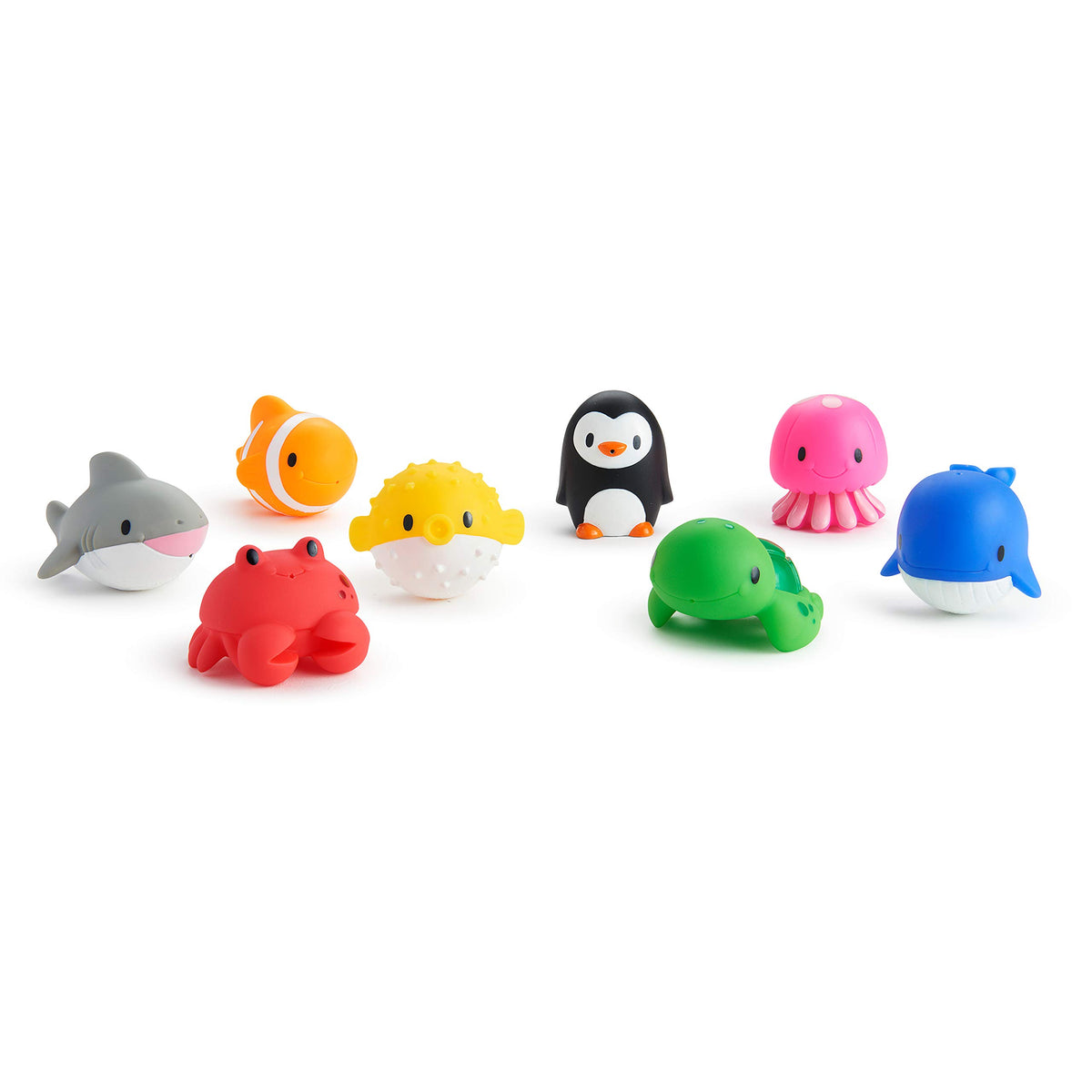 Munchkin Ocean Sea Animal Squirt Bath Toys, 9+ Months, 8 Pack