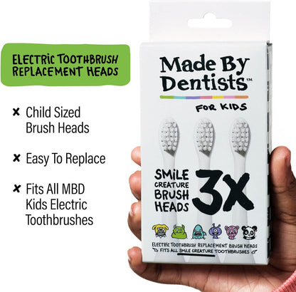 Kids Electric Toothbrush - Rechargeable Vibrating Toothbrush with Timer, Includes 6 Replacement