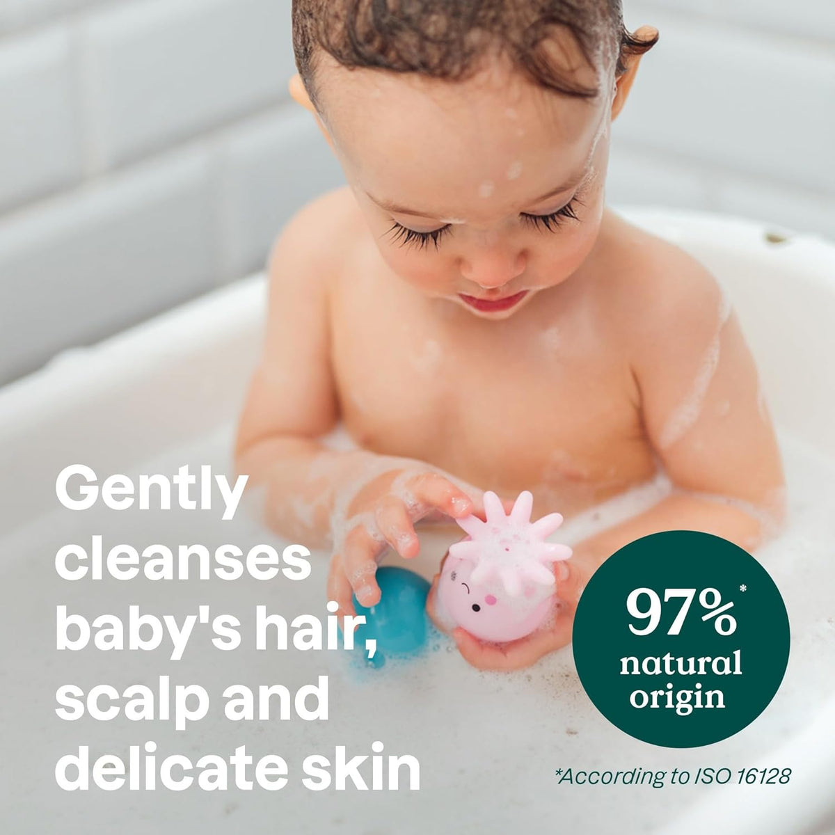 ATTITUDE 2-in-1 Shampoo and Body Wash for Baby, EWG Verified, Dermatologically Tested, Made with