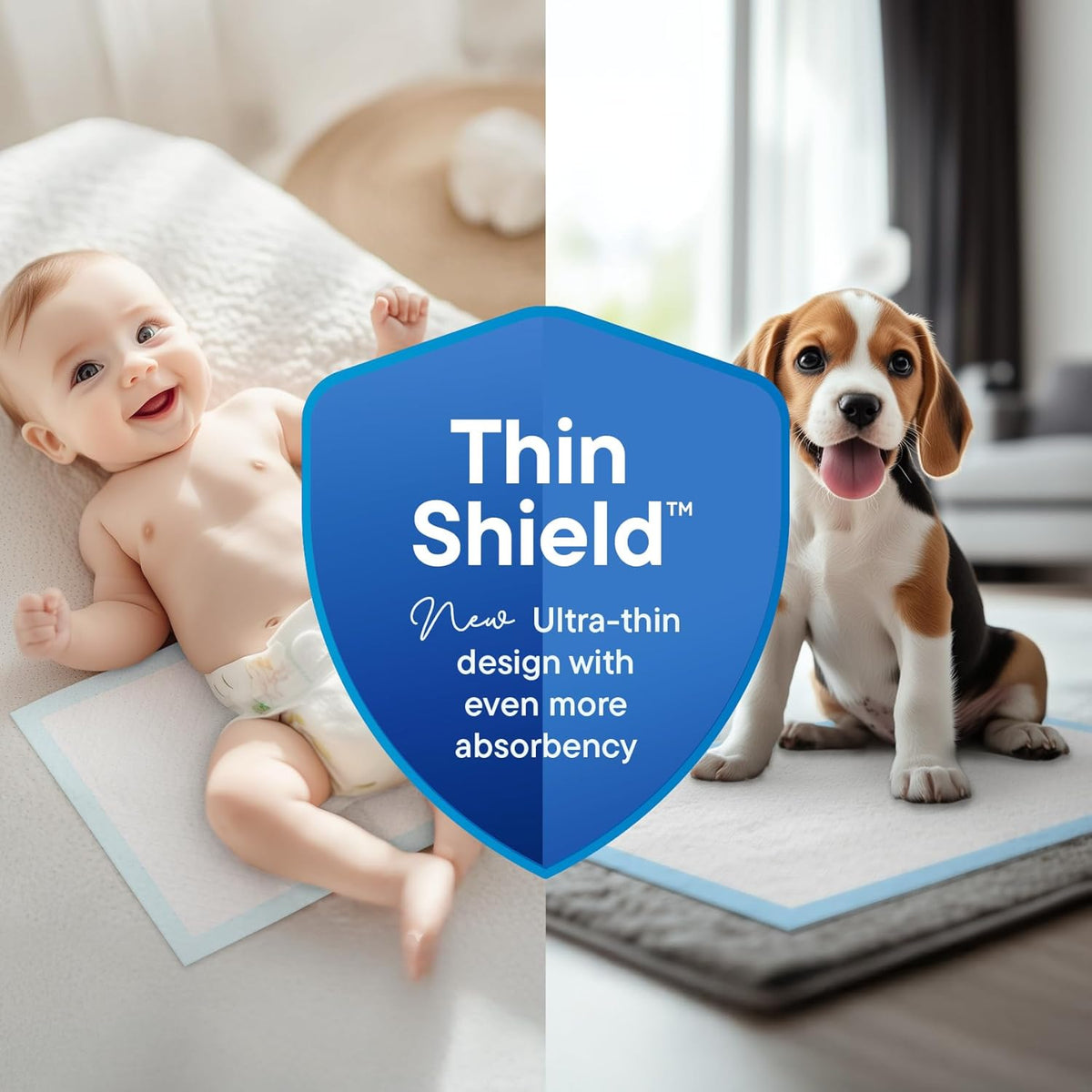 Disposable Chucks Pads [300 Pack - 17x24] Diaper Changing Pad Incontinence Bed Underpads for Baby