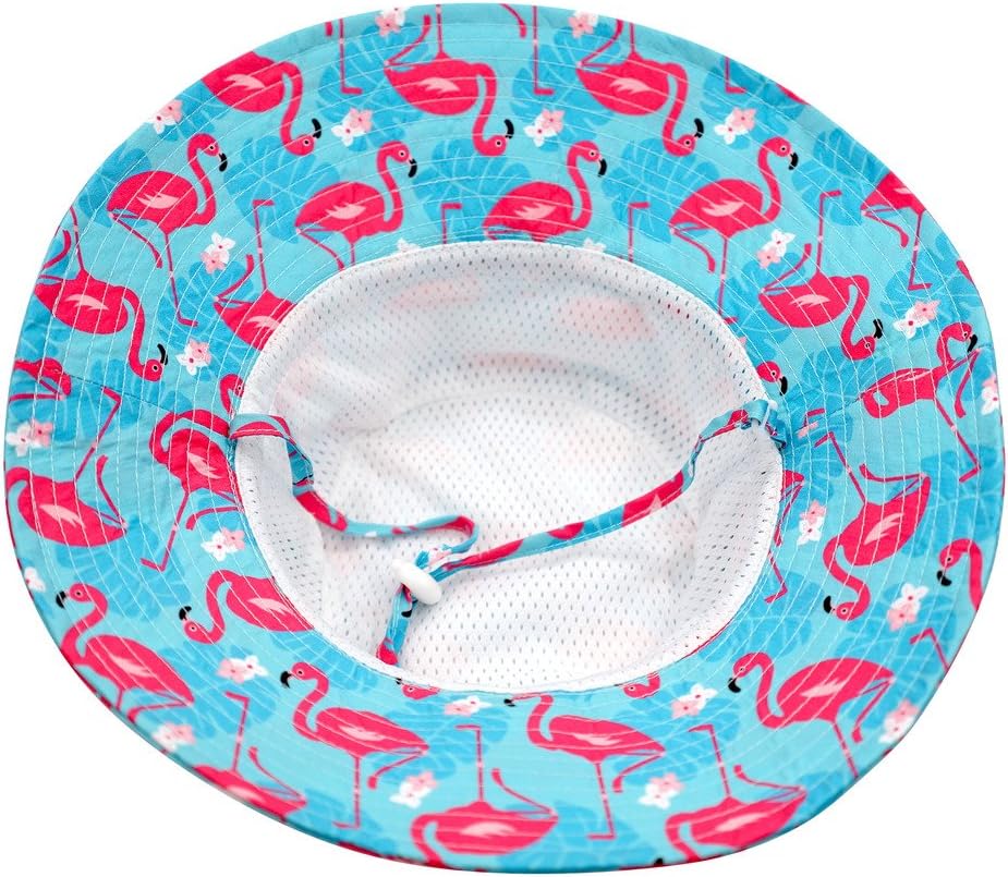 Home Prefer UPF50+ Wide Brim Sun Hat Boys Girls Sun Protection Hat Zoo Beach Swim Safari Bucket Hat