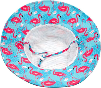 Home Prefer UPF50+ Wide Brim Sun Hat Boys Girls Sun Protection Hat Zoo Beach Swim Safari Bucket Hat
