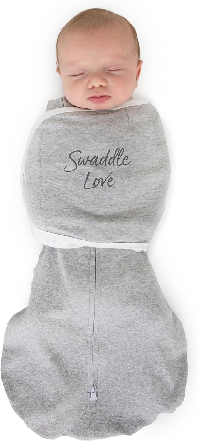 SwaddleDesigns 6-Way Omni Swaddle Sack Arms Up Swaddle for Newborn, More Options to Calm Startle