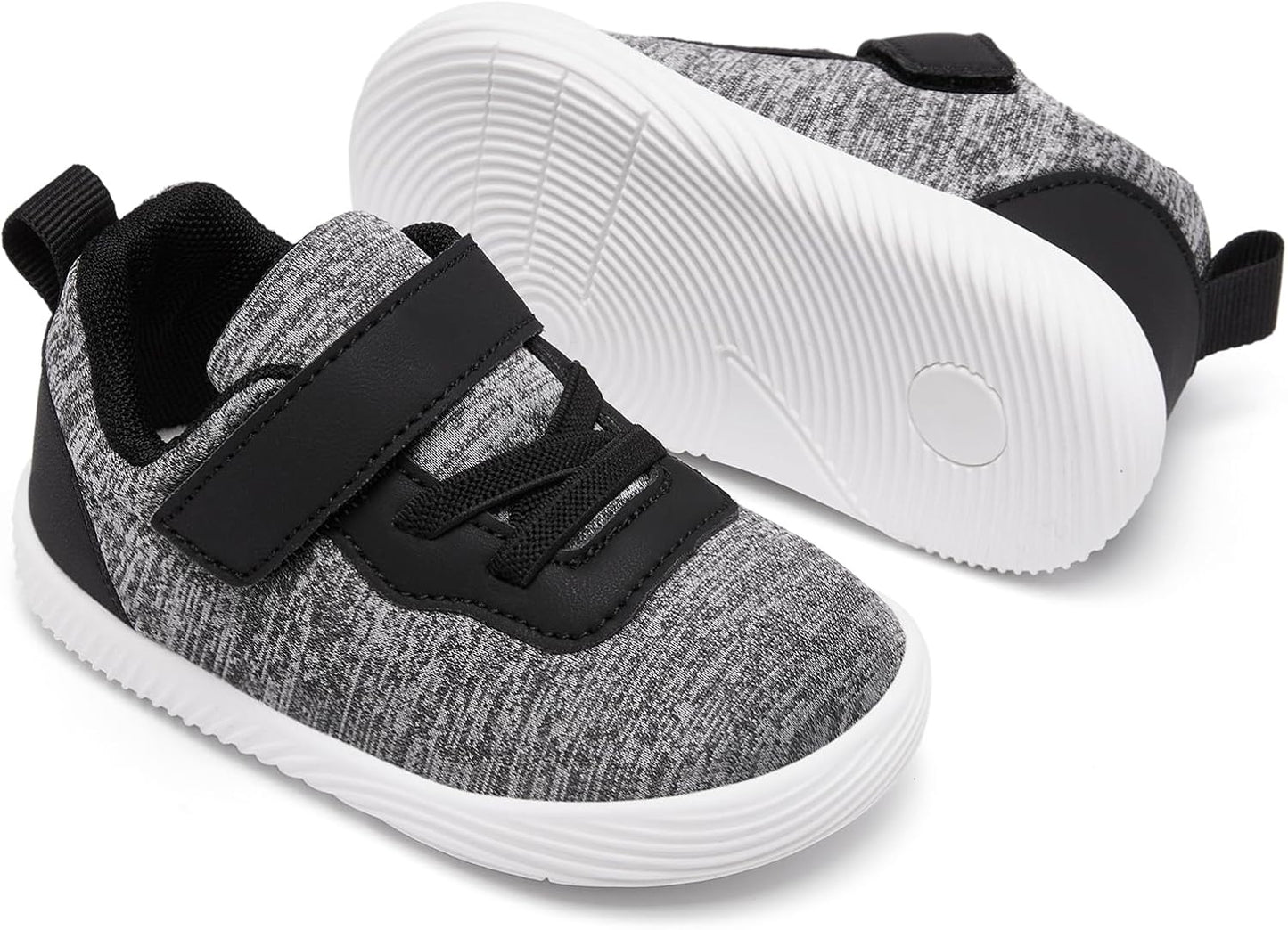 MORENDL Toddler Sneakers Baby Boys & Girls Barefoot Shoes Lightweight Breathable Walking Running