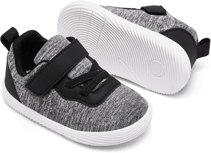 MORENDL Toddler Sneakers Baby Boys & Girls Barefoot Shoes Lightweight Breathable Walking Running