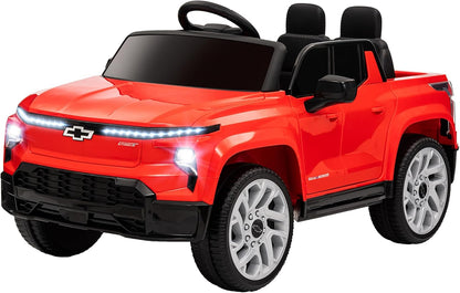 Qaba 12V Kids Ride on Truck, Chevrolet Silverado EV RST Licensed Electric Car with Parent Remote