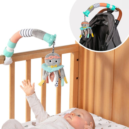 DINGLE DANGLE - Travel Mobile - Lightweight, Portable Baby Mobile - Keeping Baby Happy at Home or