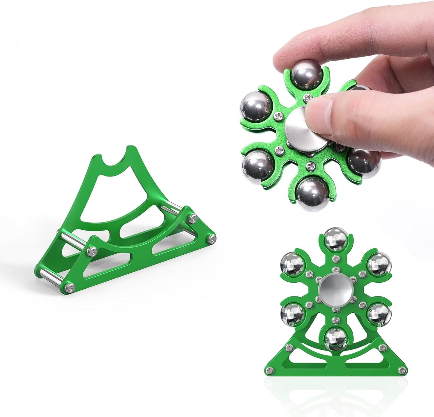 Desk-Fidget-Toys Ferris-Wheels-Spinner: Metal Kinetic-Fidget-Spinner 4mins, EDC-Toy Cool-Gadgets