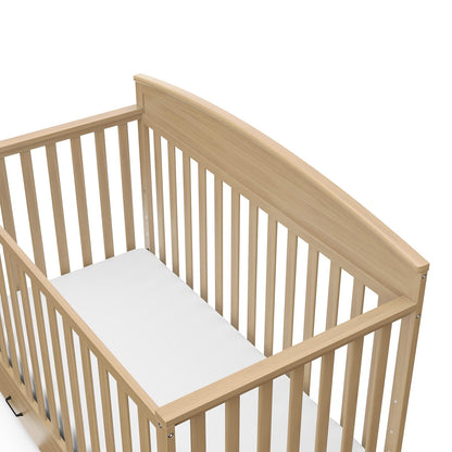 Graco Benton 5-In-1 Convertible Crib With Drawer (Driftwood) - Converts From Baby Crib To Toddler