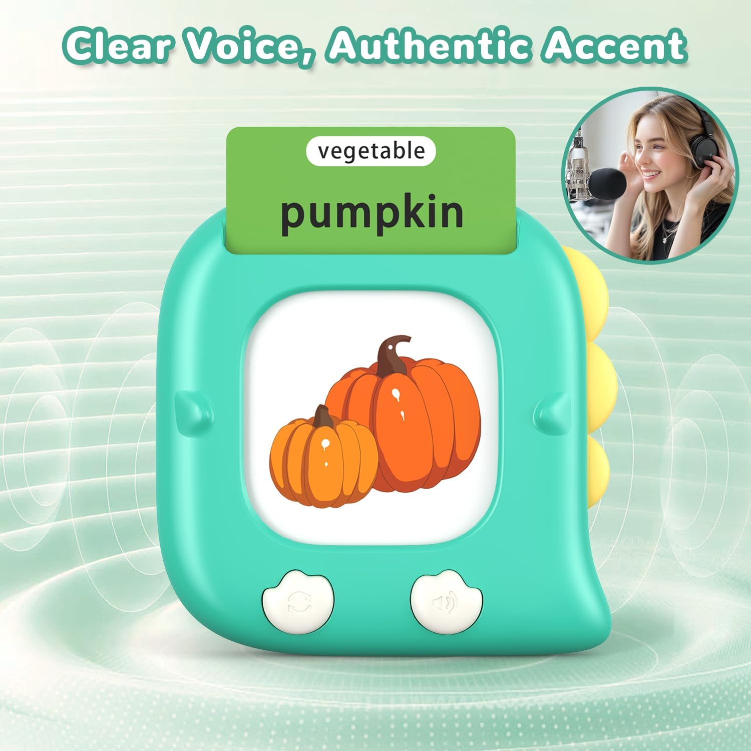 Kidzdo Talking Flashcards for Toddlers, 560 English Sight Words Educational Toy, Pocket Speech