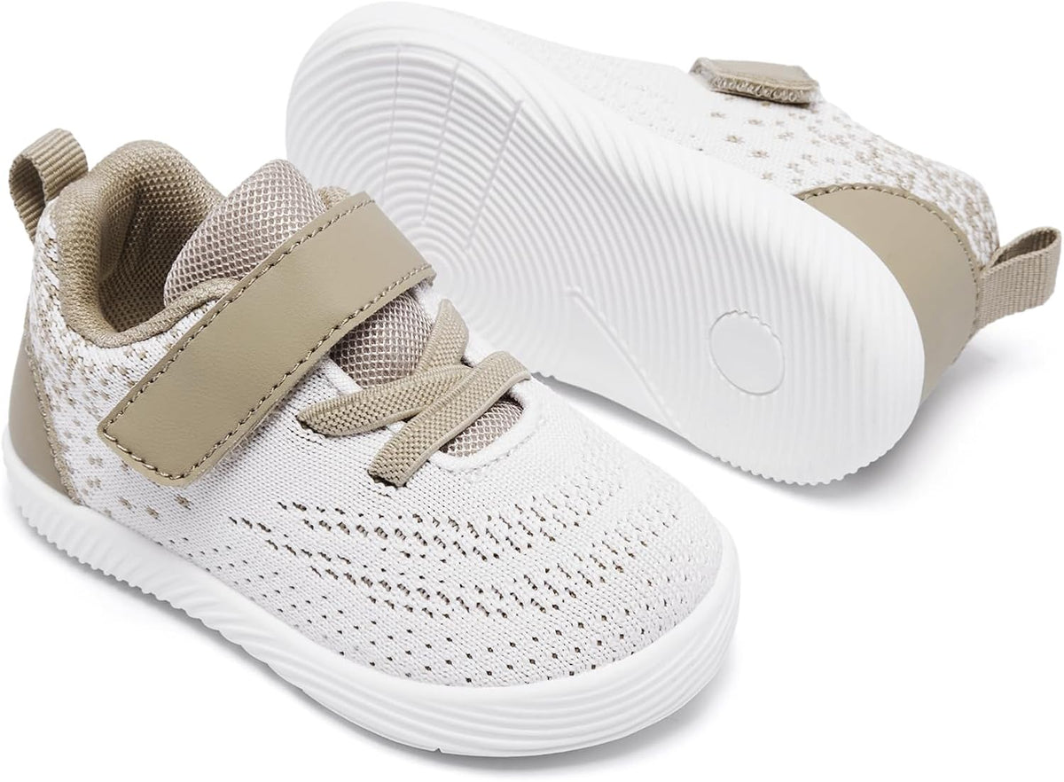 MORENDL Toddler Sneakers Baby Boys & Girls Barefoot Shoes Lightweight Breathable Walking Running