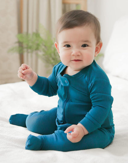 VAENAIT BABY Infant Toddler Boys Girls Footed One-Piece Sleep and Play Premium Modal Pajamas 1-2