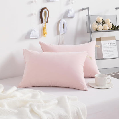 NTBAY Toddler Pillows, Down Alternative 13"x18" Pillows, Machine Washable - Soft and Breathable