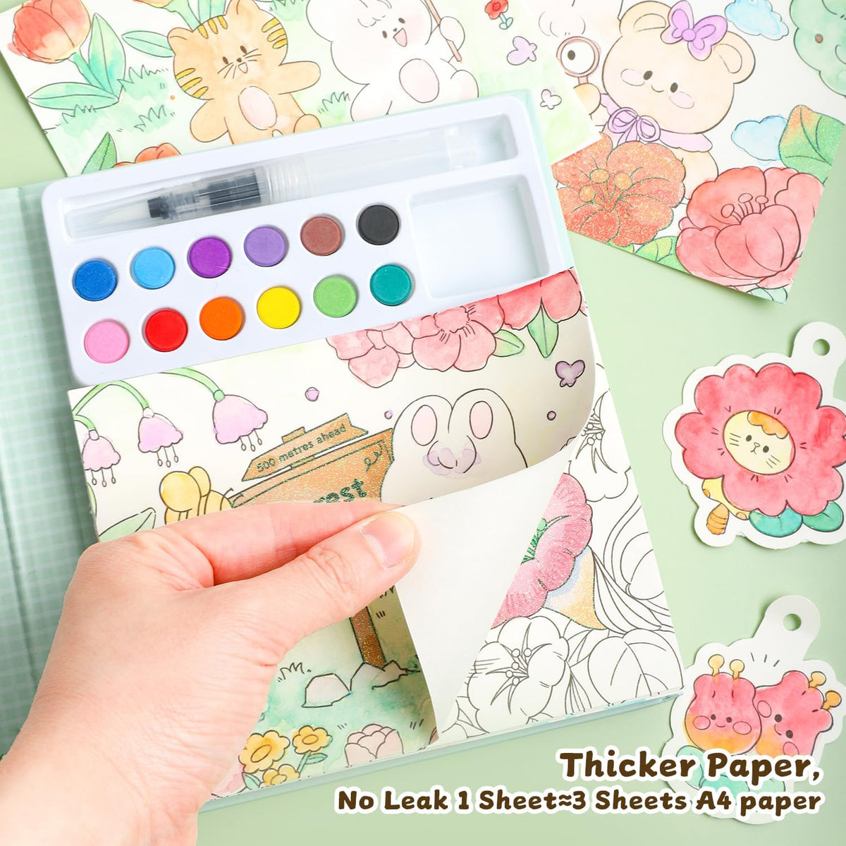 Paint with Water Coloring Books for Kids Ages 3-5, 4-8 – Cute Coloring Book for Teens,Arts and